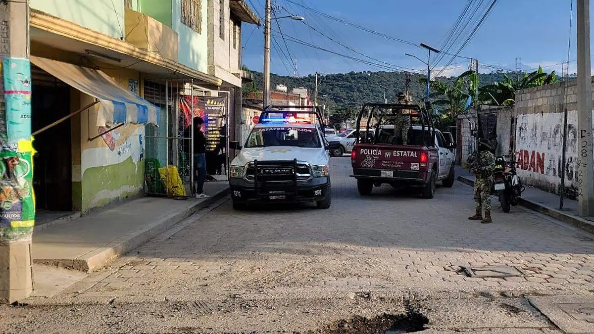 enfrentamiento a balazos en el Arenal